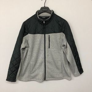 Swiss Tech Women Knit Quilted Full Zip Sweater Jacket Size 2X (18-20W) M070 -7